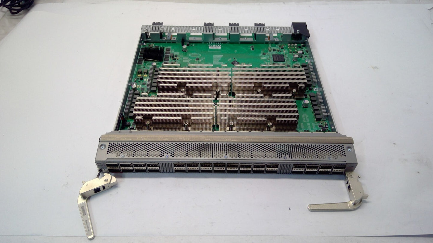 Cisco N9K-X9732C-EX 32-Port 100G QSFP28 Nexus 9500 Module Mount Bracket Damaged