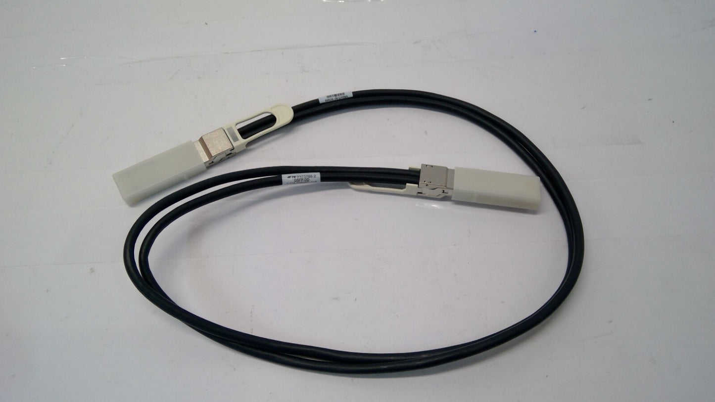 TE Connectivity 2323766-2 400G QSFP-DD 30AWG 2x8PR 1.0M DAC Cable