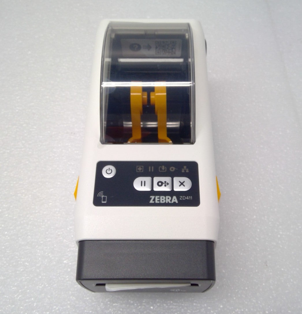 NEW Zebra ZD411 Direct Thermal Ethernet 300 dpi ZD4AH22 W/Cutter With AC