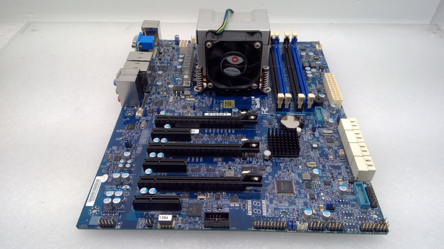 SuperMicro X10SAT REV: 1.01 Socket 1150 Intel Motherboard with Heat sink