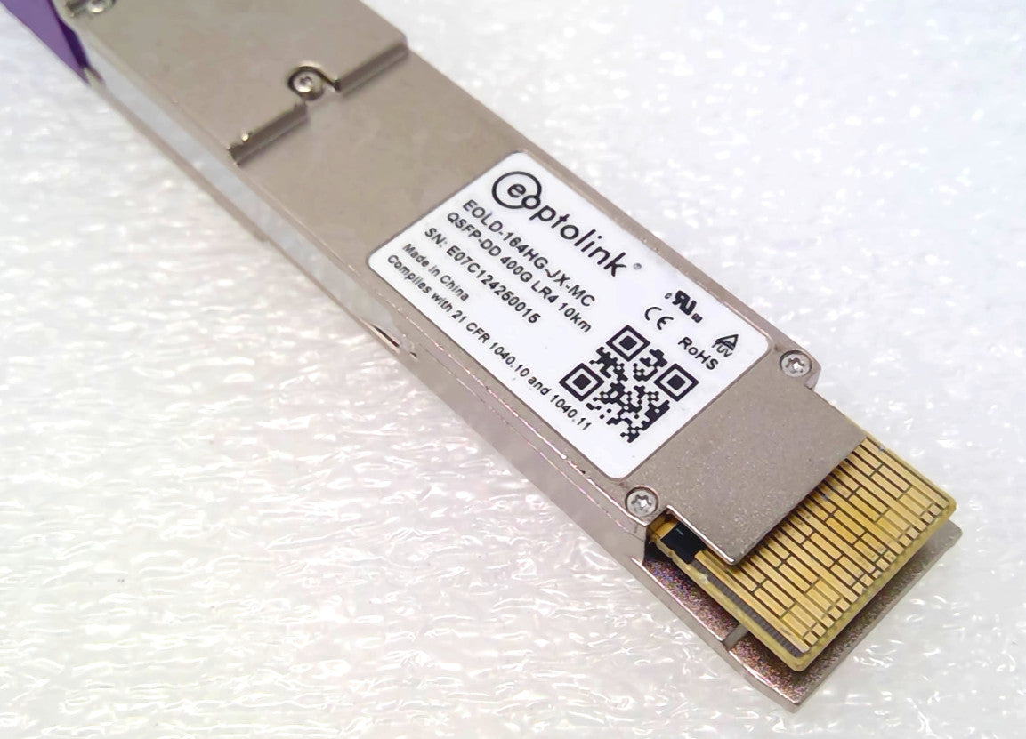 EOPTOLINK EOLD-164HG-JX-MC QSFP-DD 400G LR4 10km SMF Transceiver Module