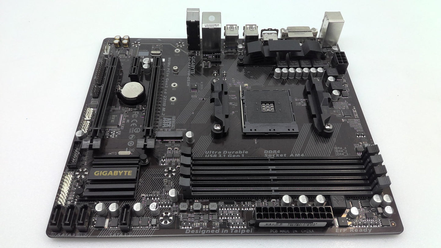 Gigabyte GA-AX370M-DS3H Motherboard Socket AM4 DDR4 Micro ATX