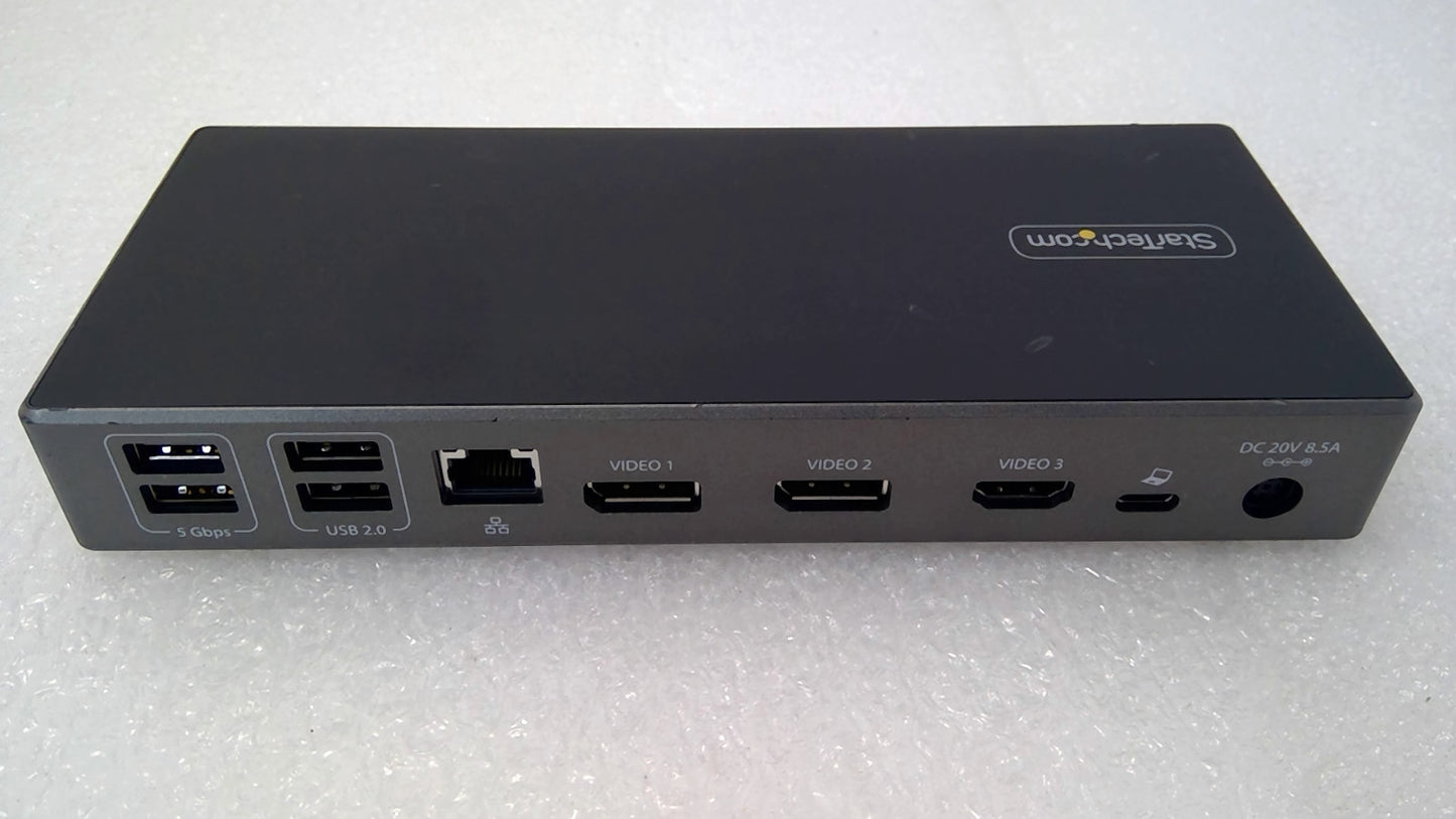 StarTech.com USB C Dock - Triple Monitor USB Type-C Docking Hub DK31C2DHSPD