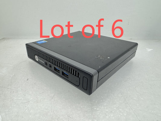 Lot of 6 HP EliteDesk 800 G1 Mini intel i5-4590T@2.0GHz 8G DDR3 *Barebone*