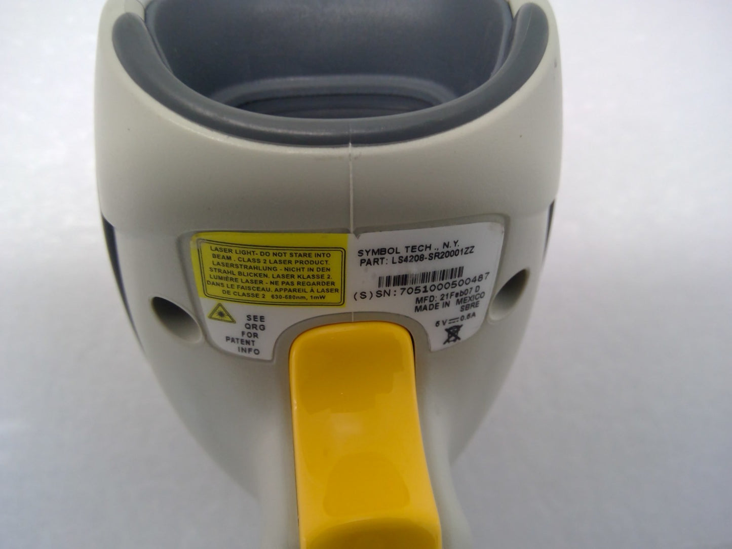 Symbol Laser Barcode Scanner without/USB Cable LS4208-SR20001ZZ
