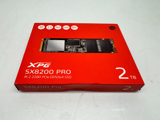 ADATA XPG SX8200 M.2 2 TB SSD PCLE SOLID STATE DRIVE ASX8200PNP-2TT-C RED