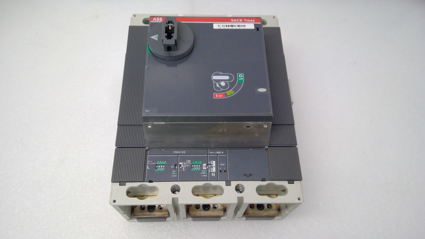 ABB SACE Tmax T6N 800 Circuit Breaker 800A 3P 600V 3PH PR221DS LS/I 800 Amp