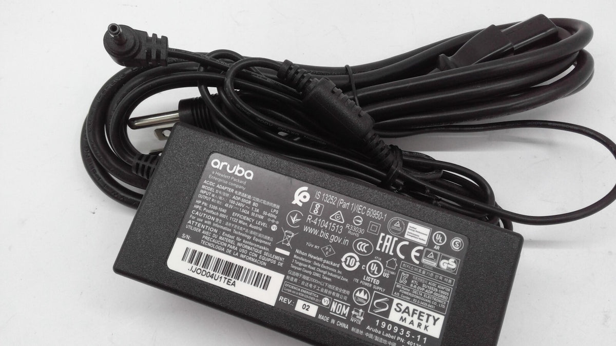 Original Aruba ADP-50GR BD 48V AC/DC Power Supply Adapter 50W Charger