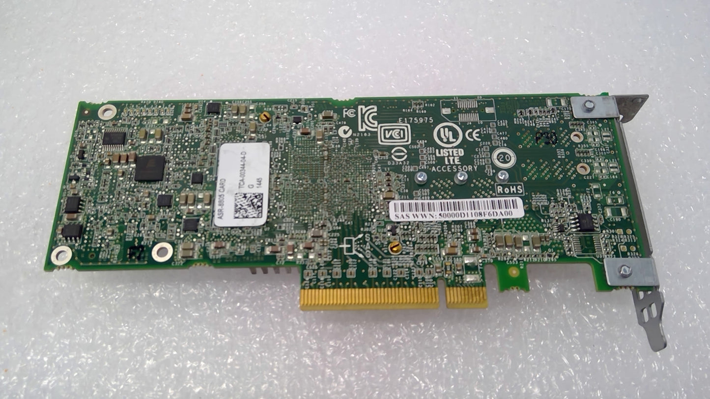 ADAPTEC ASR-8805 PCI-E 3.0 12Gb/s SAS SATA III RAID Controller CARD NO 1G Cache