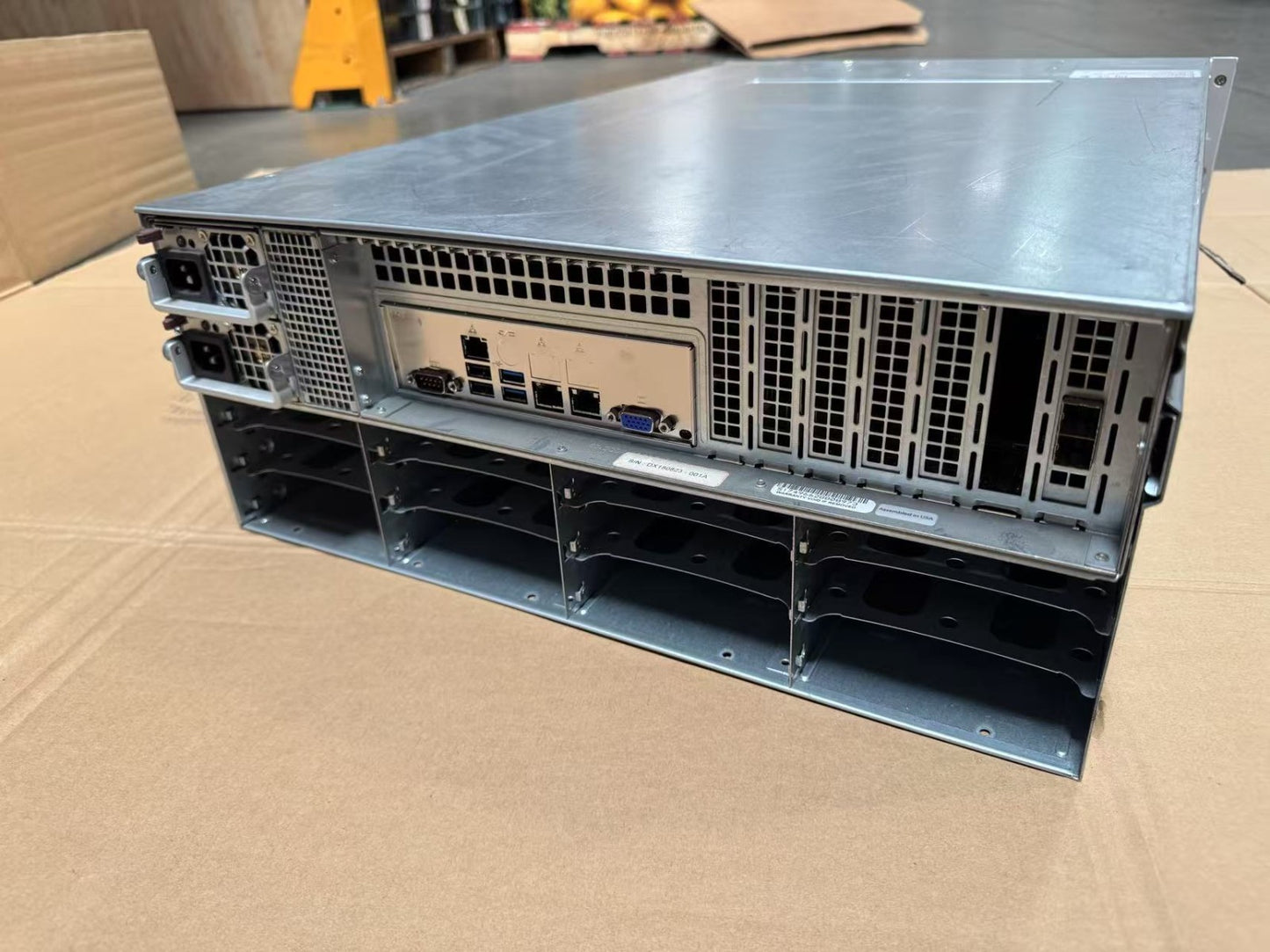 SpuerMicro CSE-847 4U Server 36 BAY 3.5" 2x1000W 32G DDR4 ECC Xeon E5-2660v4