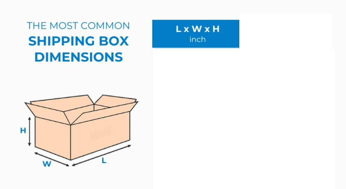 Shipping Box 10.5(L) x7 (H) x2.5 (W) inch B-41 AA-165 AA-107