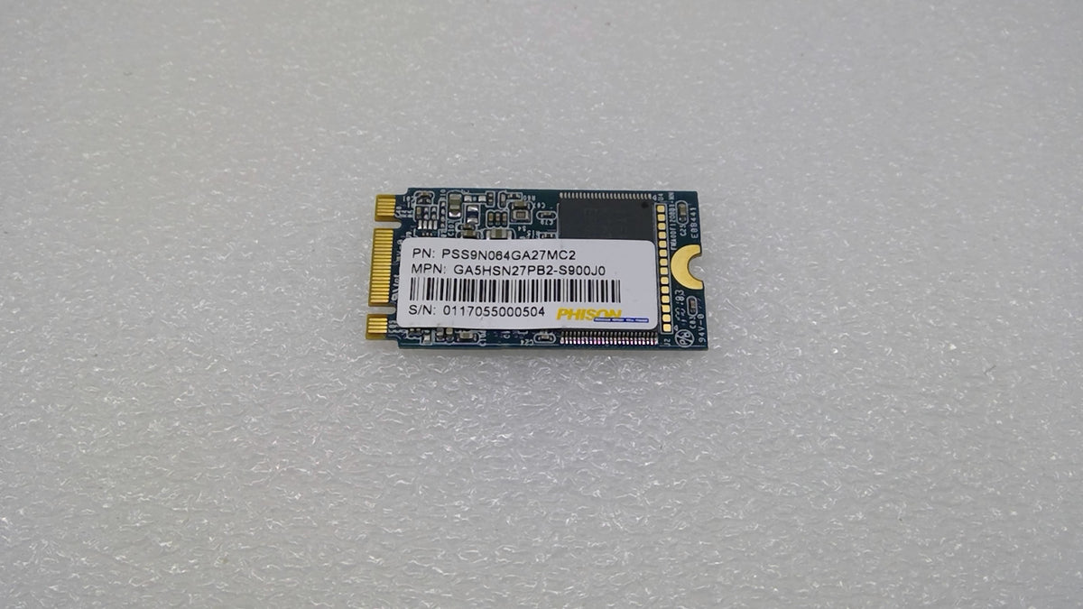 Genuine HP PHISON 858486-001 PSS9N064GA27MC2 64GB M.2 2242 SATA SSD