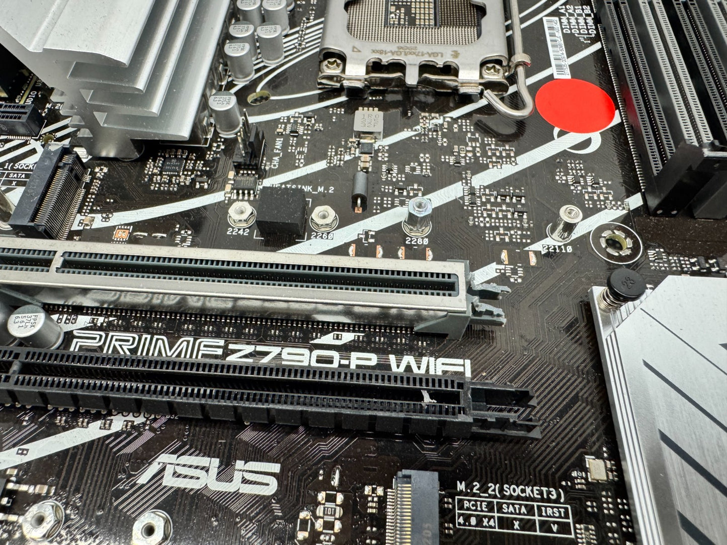 Lot of 2 *For Parts* ASUS Prime Z790-P WiFi LGA 1700 - ATX Motherboard No WIFI