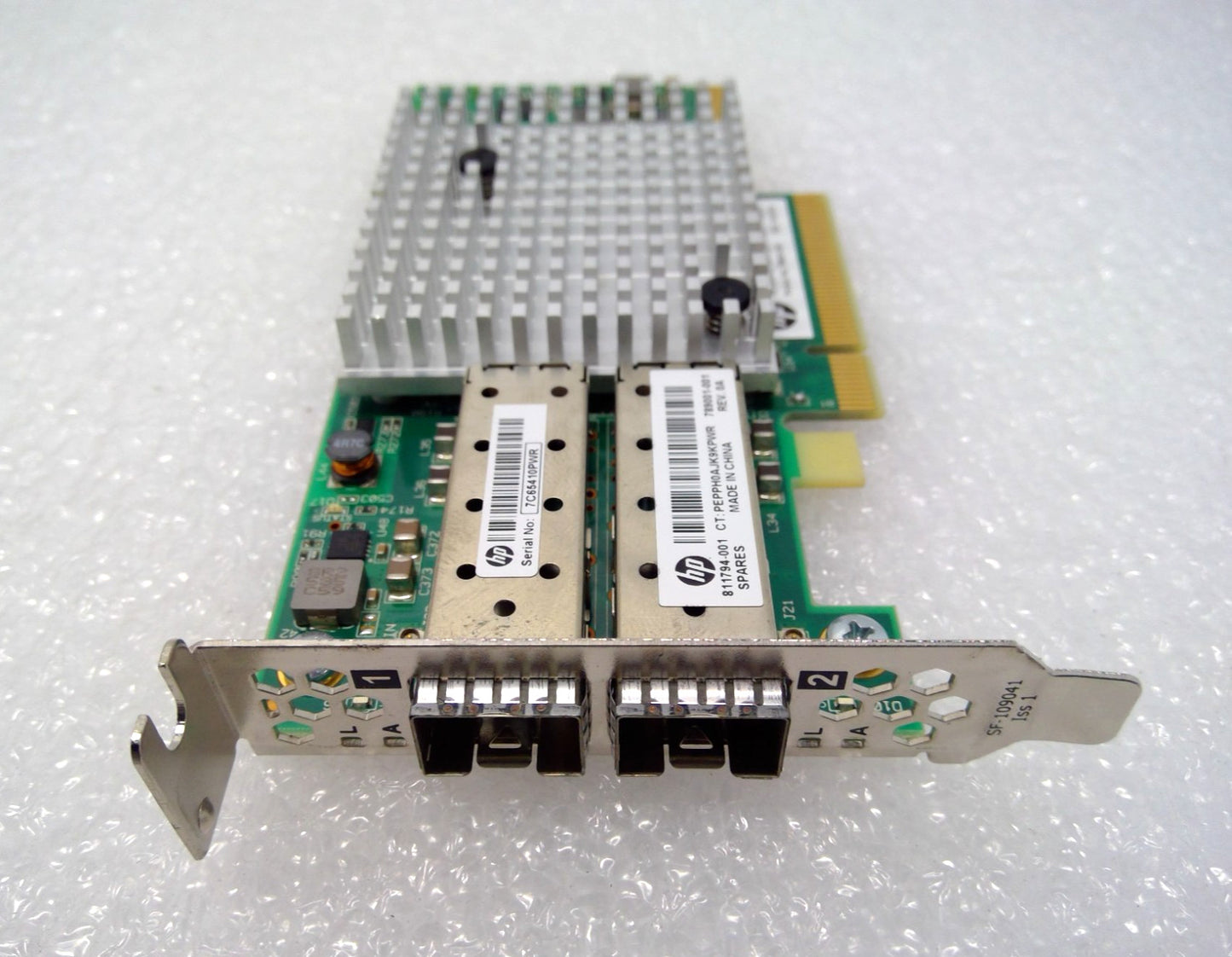 HP 811794-001 789001-001 ETHERNET 10GB 2-PORT 572SFP+ ADAPTER
