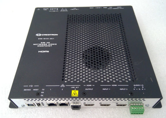 CRESTRON DM-NVX-351 4K60 4:4:4 HDR Network AV Encoder/Decoder - No AC