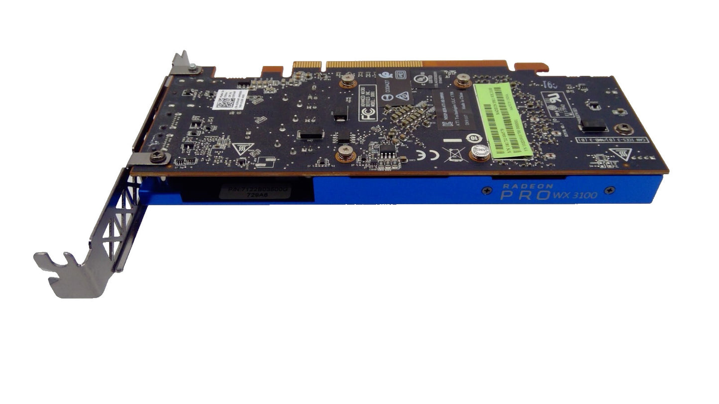 AMD Radeon Pro WX 3100 4GB GDDR5 Display Port Graphic Card Dell P/N: 0JFH4F