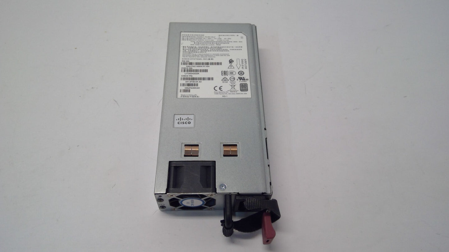 Cisco NXA-PAC-650W-PI 650W AC Port-Side Intake 341-0728-04Power Supply only-READ