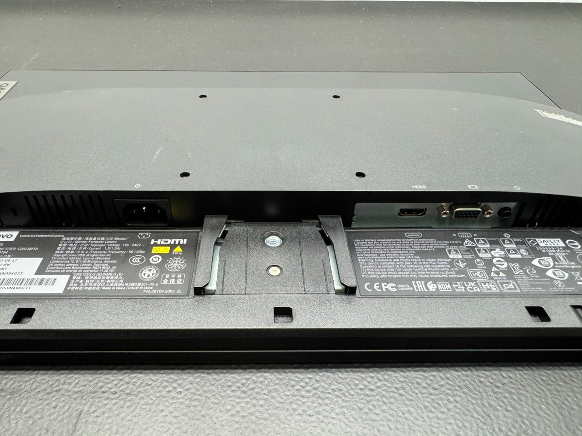 Lenovo S24e-20  24" FHD Monitor VA Panel, VGA HDMI  , No Stand-Tested *READ*