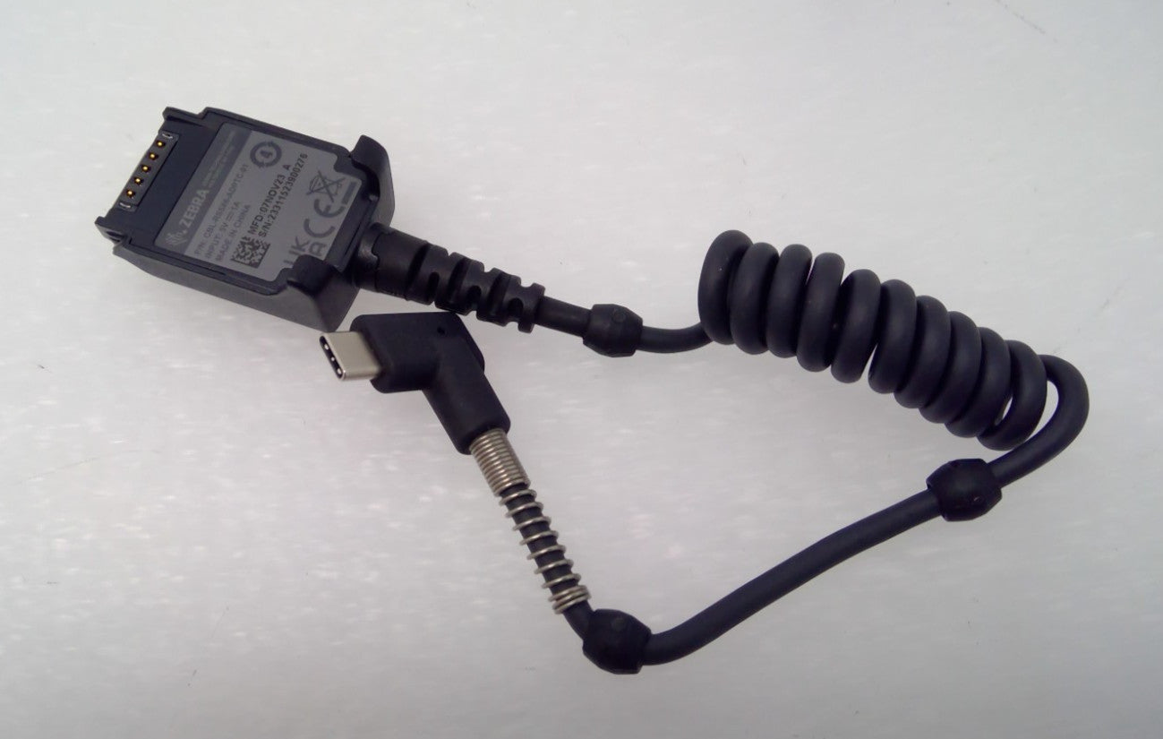 Zebra CBL-RS5X6-ADPTC-01 Corded USB-C Adapter Battery Eliminator RS5100 RS6100