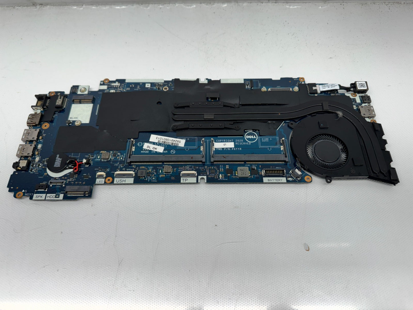 Dell Motherboard for Latitude 5510 i7-10810U@1.10GHz LA-J382P