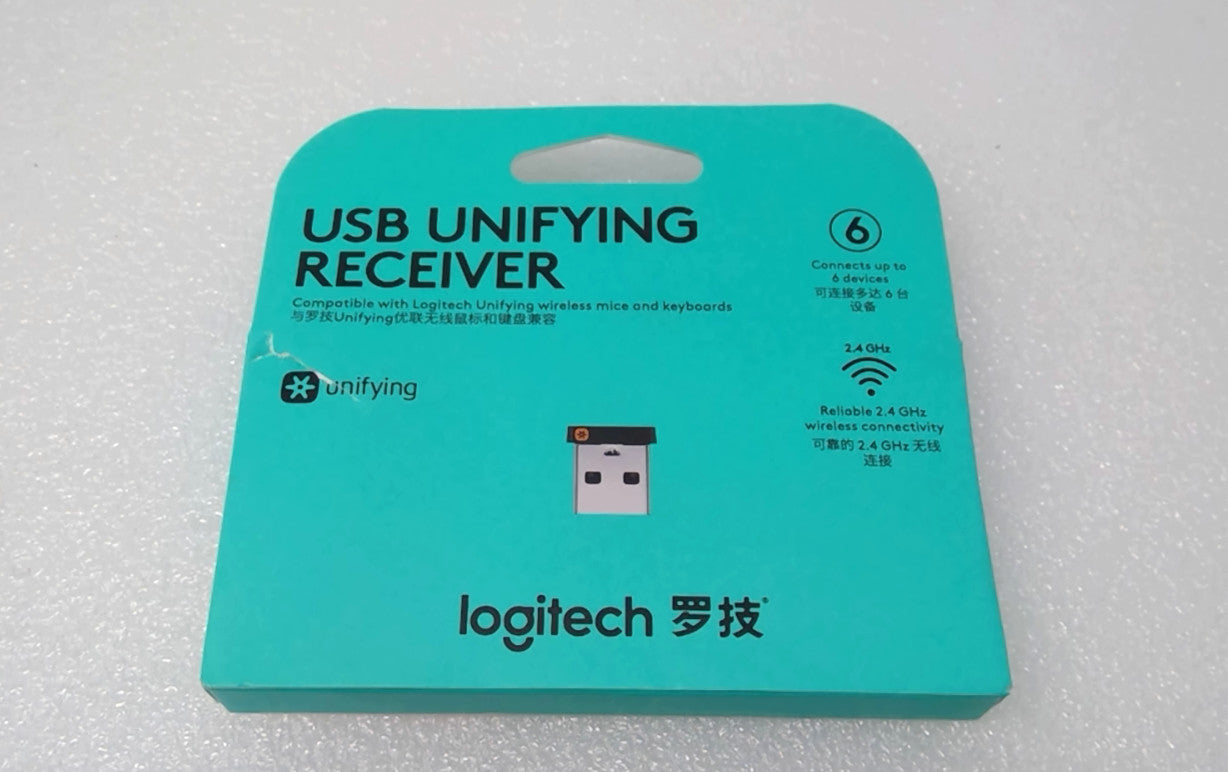 New Logitech Unifying USB Receiver Wireless Mouse and Keyboard