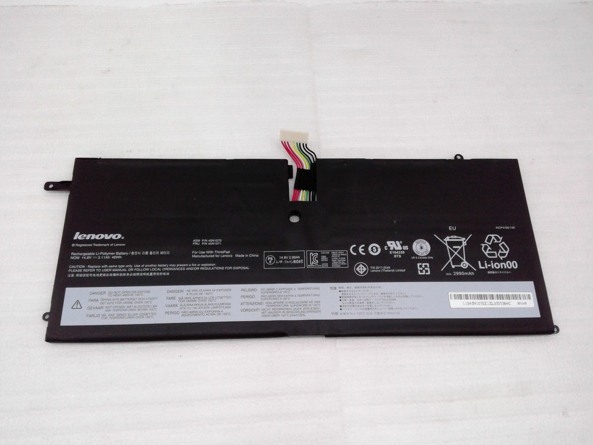 Genuine 45N1070 45N1071 Battery for Lenovo ThinkPad X1 Carbon 3444 3448 3460