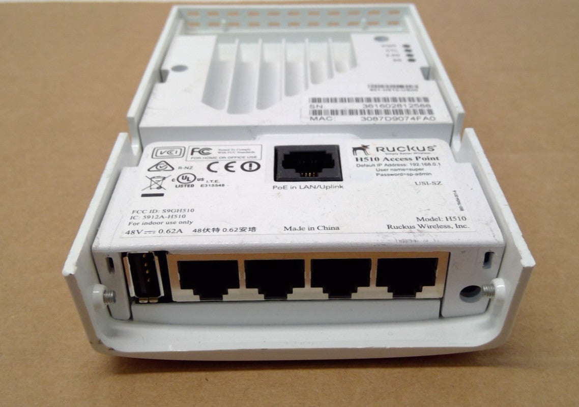 Ruckus H510 Wireless Access Point  NO Mounting bracket