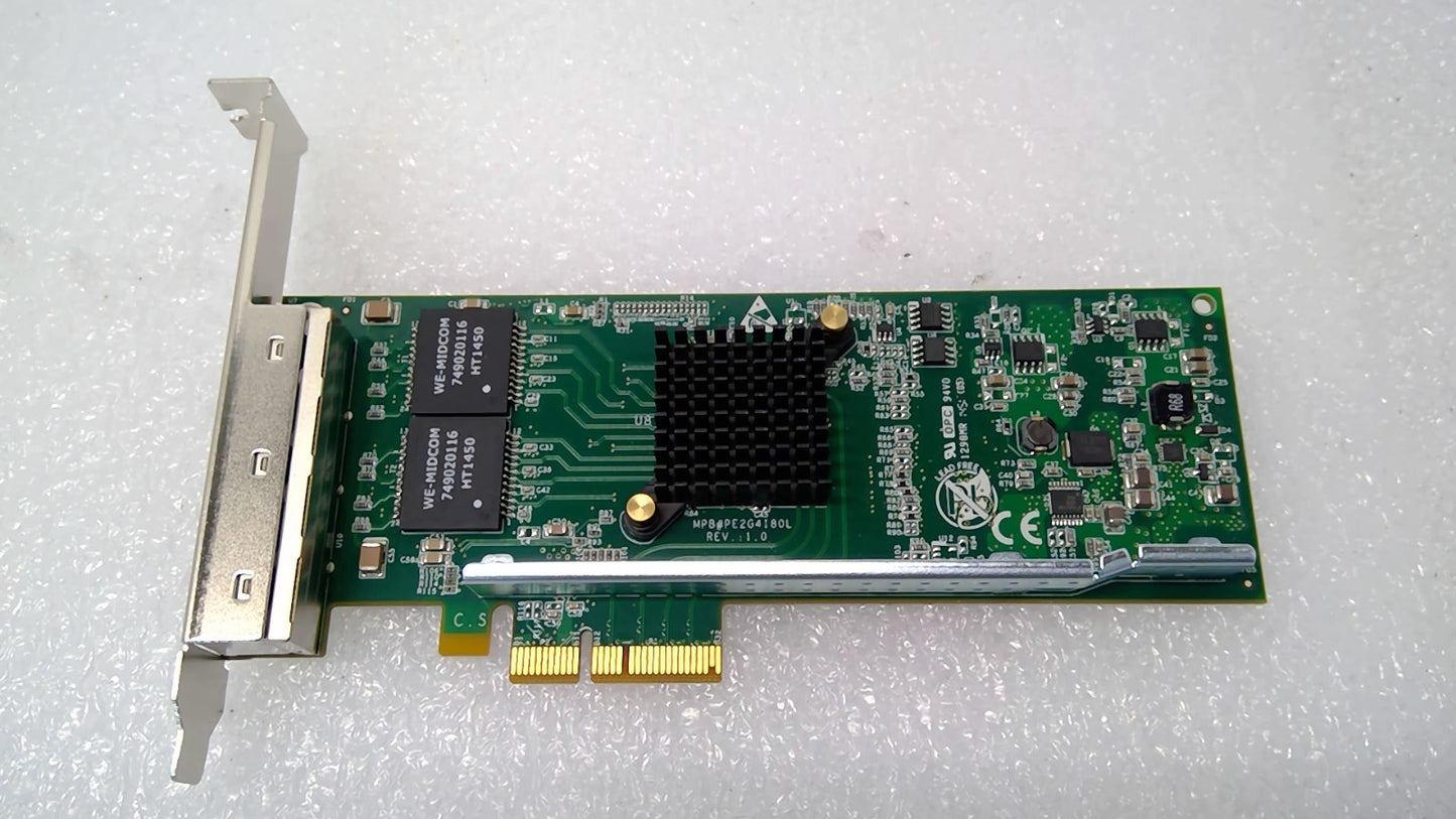 Silicom Quad-Port Copper Gigabit PCIe Network Adapter  PE2G4I35L Tested