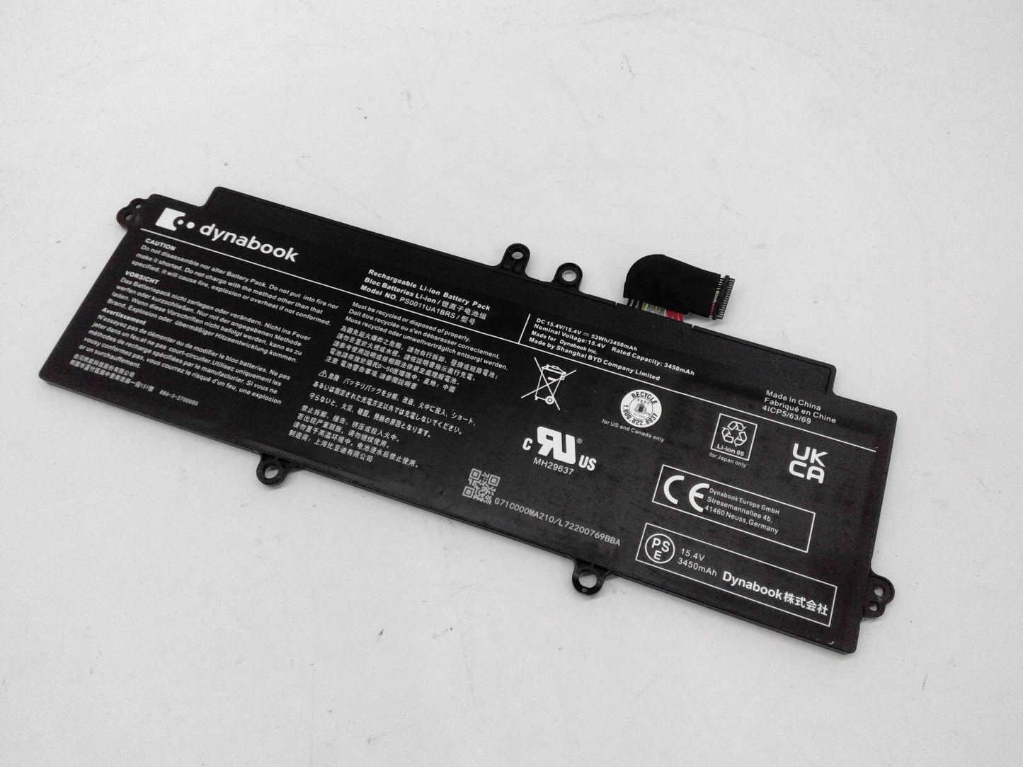 Genuine PS0011UA1BRS Battery for Toshiba Dynabook Portege X30L-J PCR10A-009003