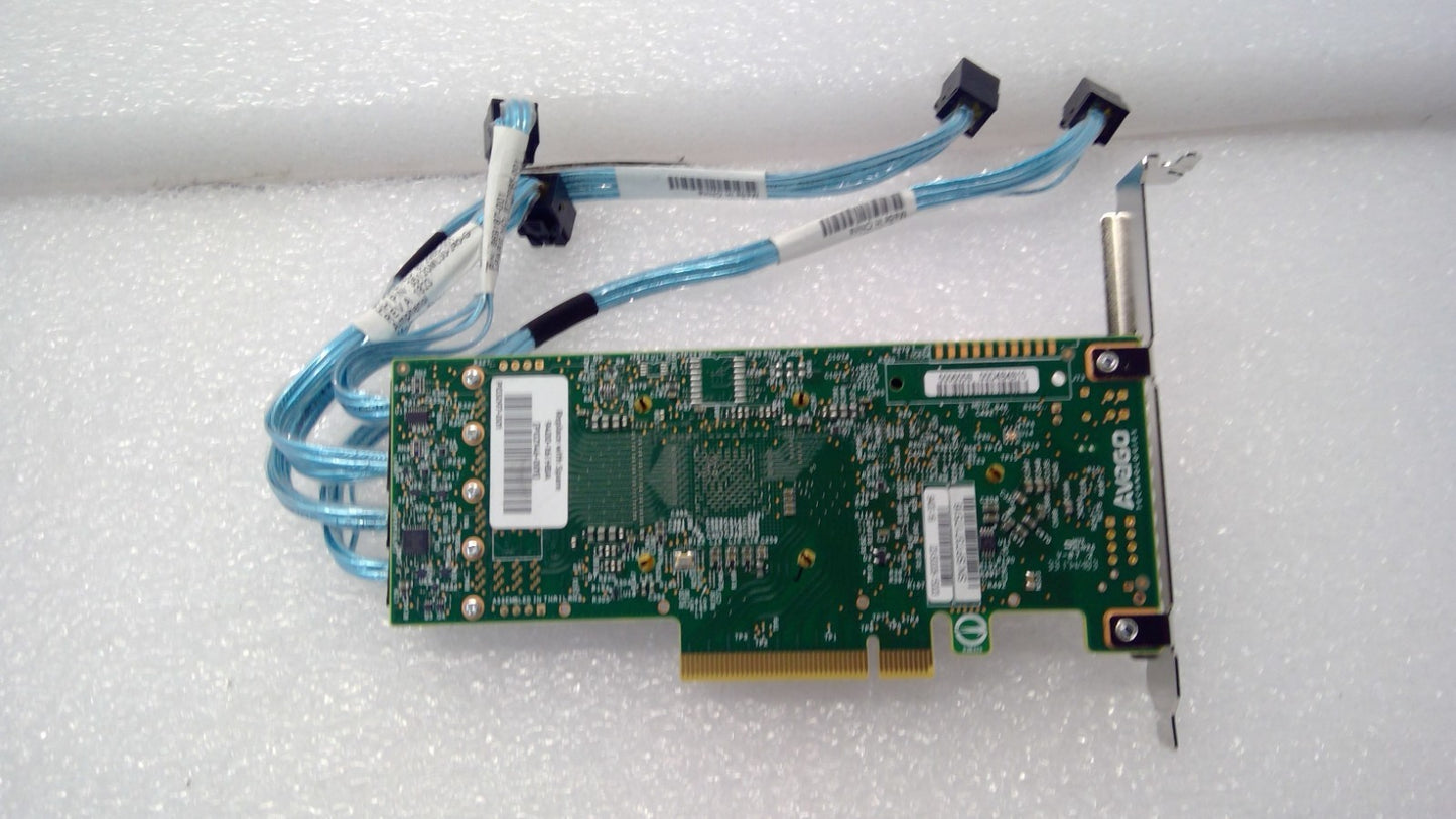 AVAGO LSI 9400-16i 12Gb/s NVMe Tri-Mode HBA PCIe +4*SFF-8643 SATA Cable