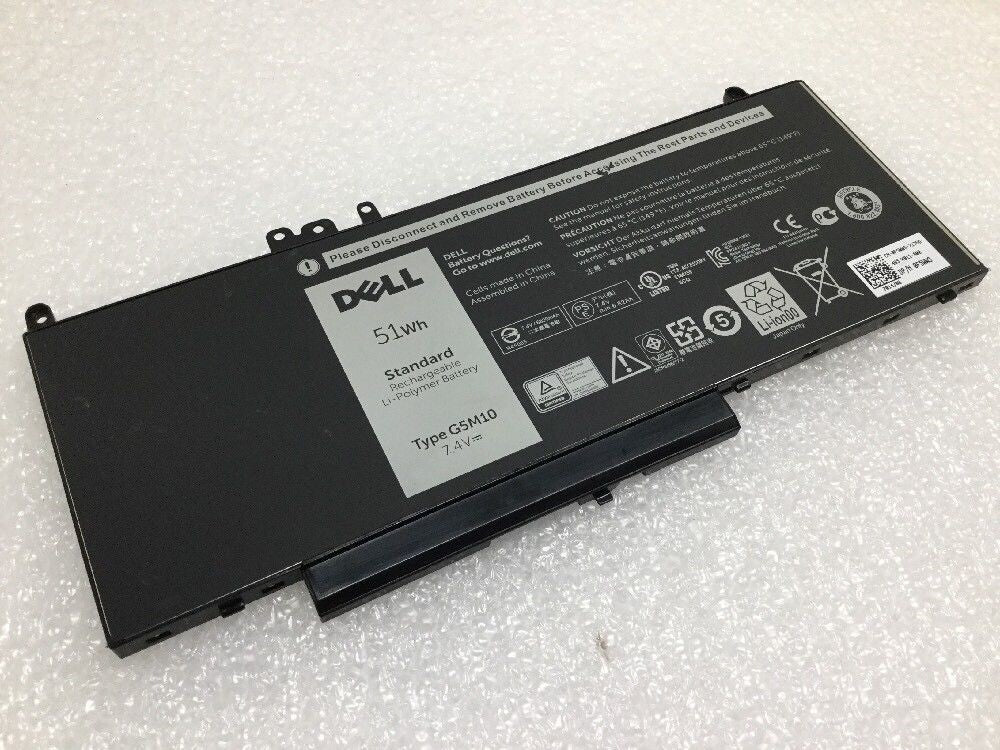 Dell 51WH G5M10 7.4V Battery For Dell Latitude E5250 E5450 E5550 8V5GX F5WW5