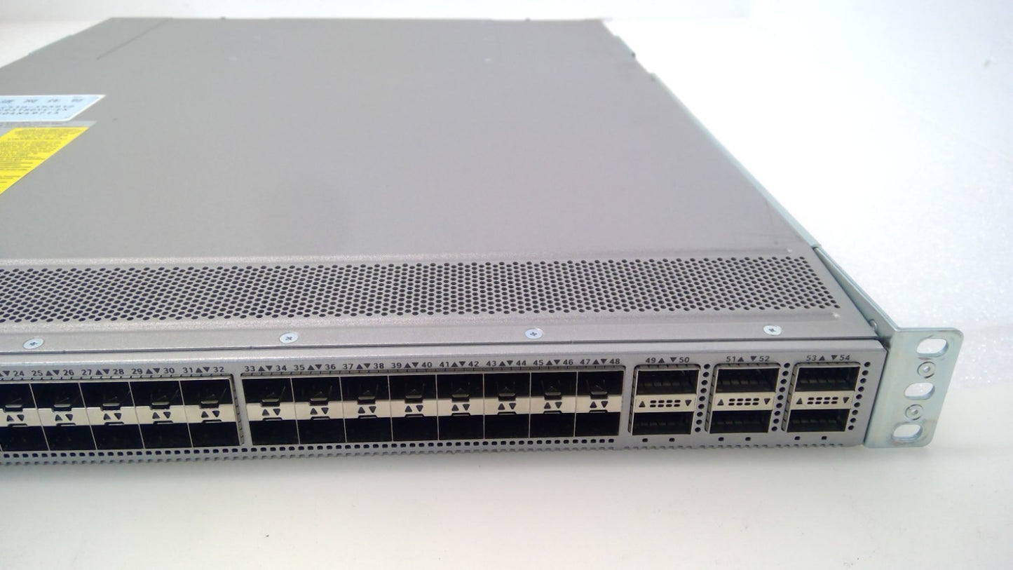 Cisco N9K-C93180YC-EX 48 Port Switch 2x PSU 4x Fans 6X 100Gb QSFP28 W/Rack Ears