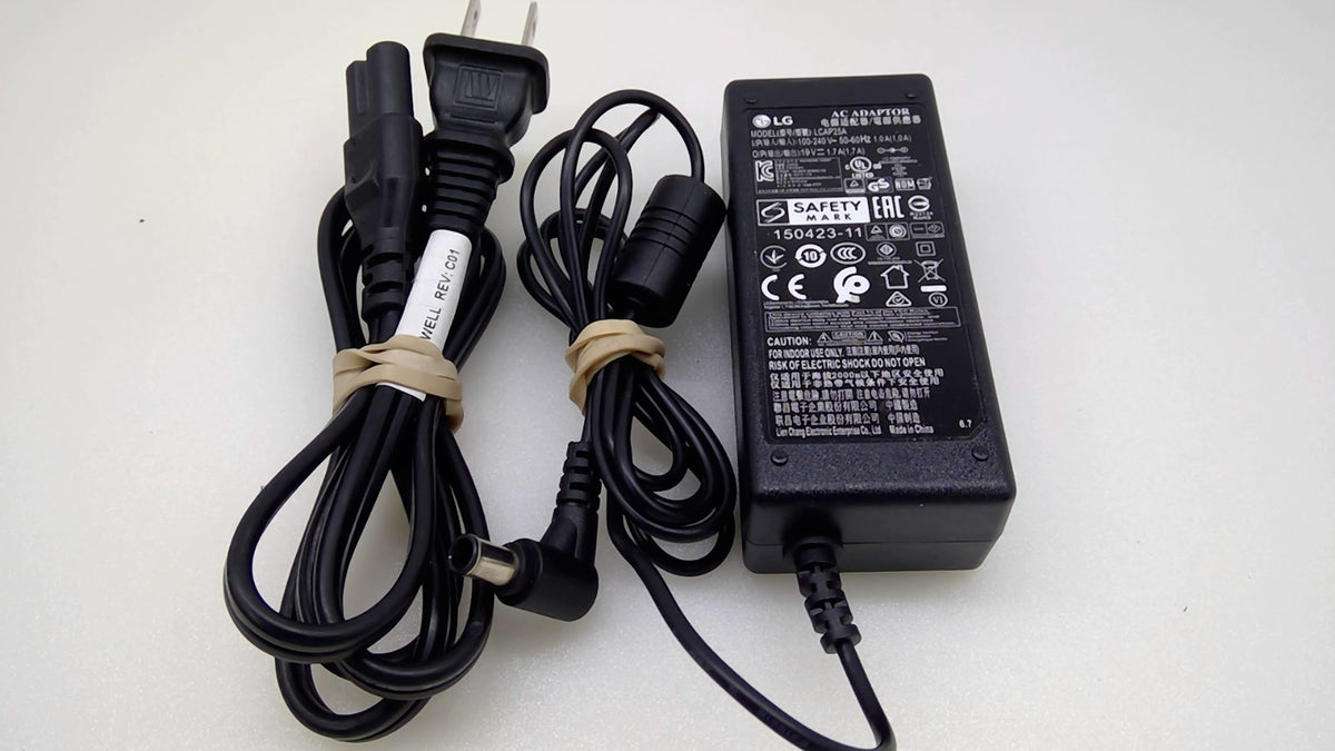 Genuine LG LCAP25A 19V 1.7A 32.3W AC Power Adapter 6.5x4.4mm Monitor OEM