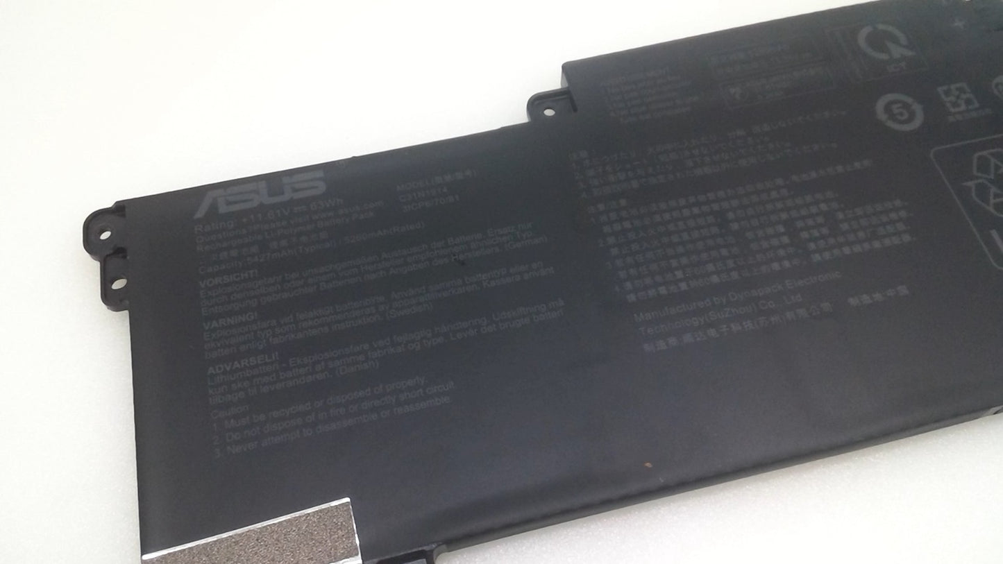 OEM C31N1914 Battery for Asus ZenBook 14 UX435EG Ultralight UX435EAL UX435EGL