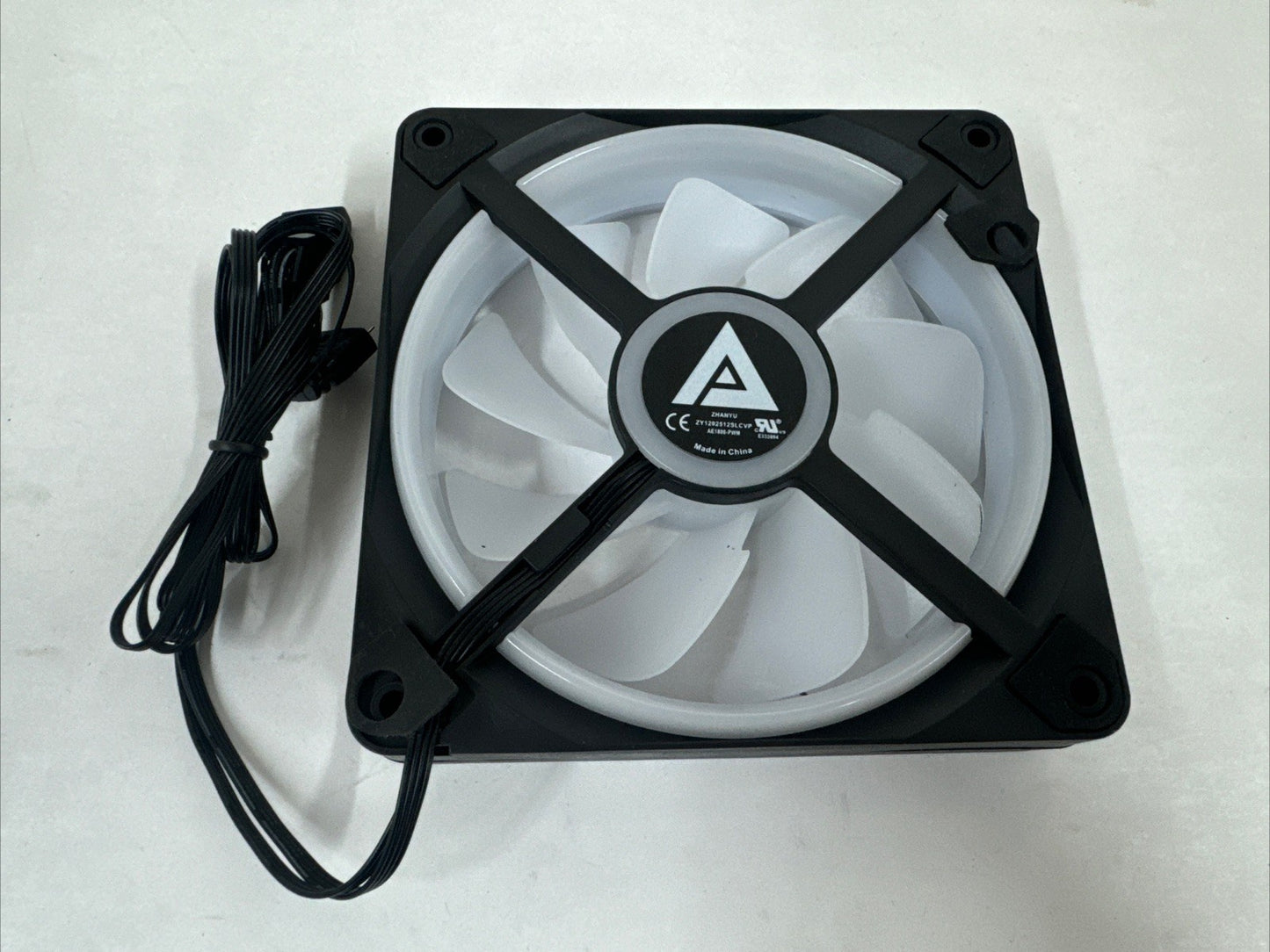 3 Pack - ZHANYU LED Computer Case PC Cooling Fan RGB Quiet PWM 4Pin 12V 120mm