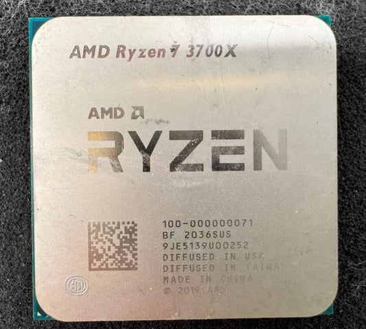 For parts AMD Ryzen 7 3700X Processor 3.6GHz, 8-Core, 16-Thread Socket AM4