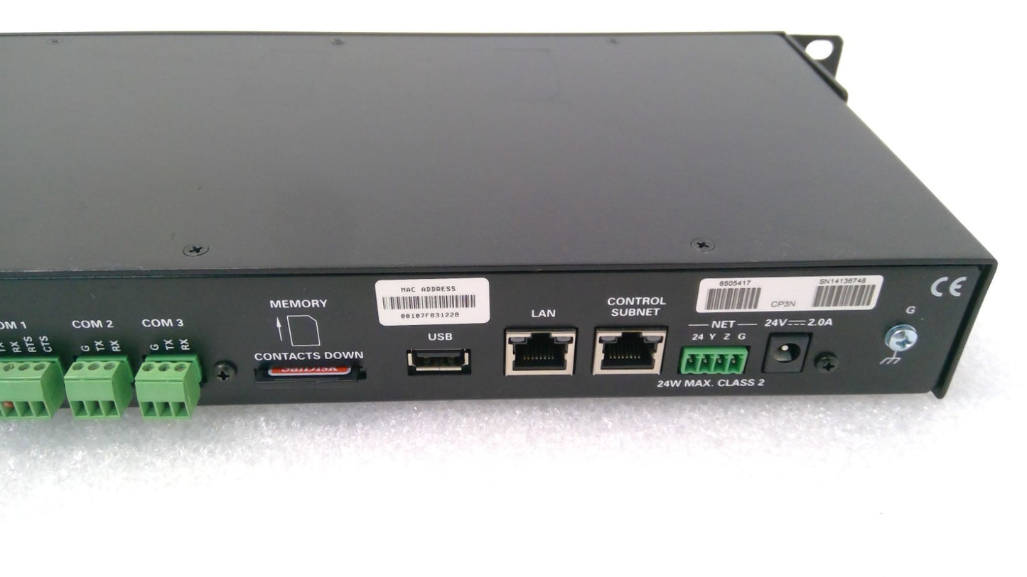 Crestron CP3N Compact Rack-Mountable 3-Series Control Processor 6505417 (8GB RAM