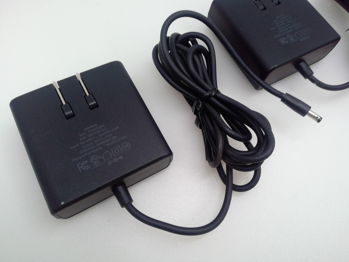 Lot of 2 UBIOLABS CHG1151SG 15V 2.5A AC Adapter For AWC1040 & WCB261 Charging