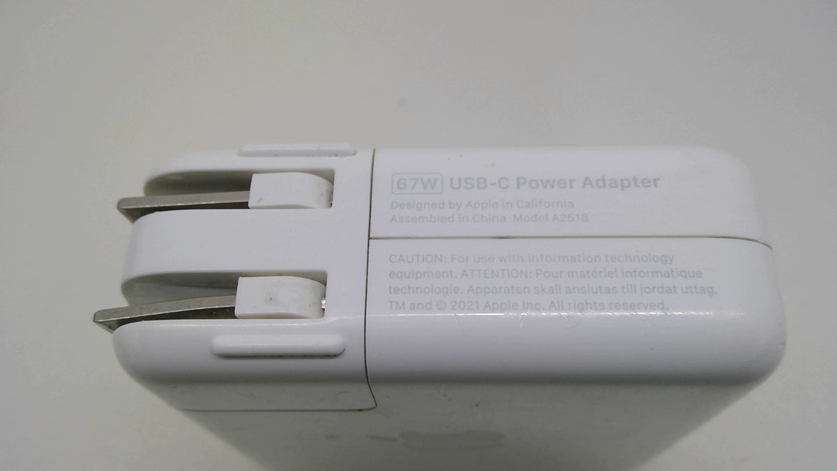 # Genuine Apple 67W USB-C Power Adapter A2518 MacBook - Minor Hairline Crack
