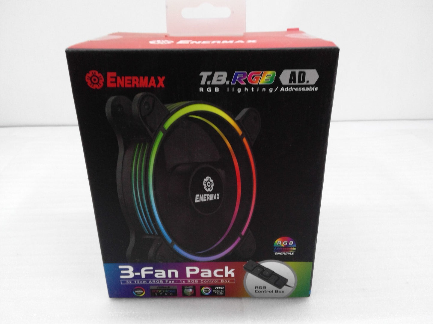 NEW Enermax T.B. RGB Advance ARGB 120mm PC Case Fan - 3 Pack UCTBRGBA12P-BP3