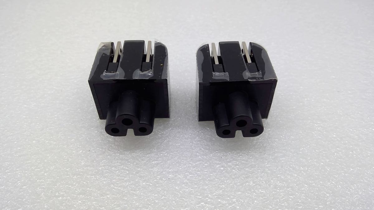 Lot of 2 Longwell LA-007-UL E342494 2-Prong Duckhead Wall Plug Adapter for HP