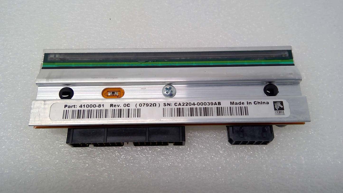 Genuine Zebra 41000-81 Printhead 203dpi 105SL Z4M S4M Thermal Print Head