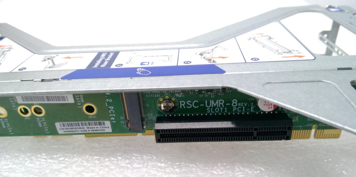 Supermicro RSC-R1UW-2E16 Riser Card/RSC-UMR-8 Module Combination W/01-SC81962