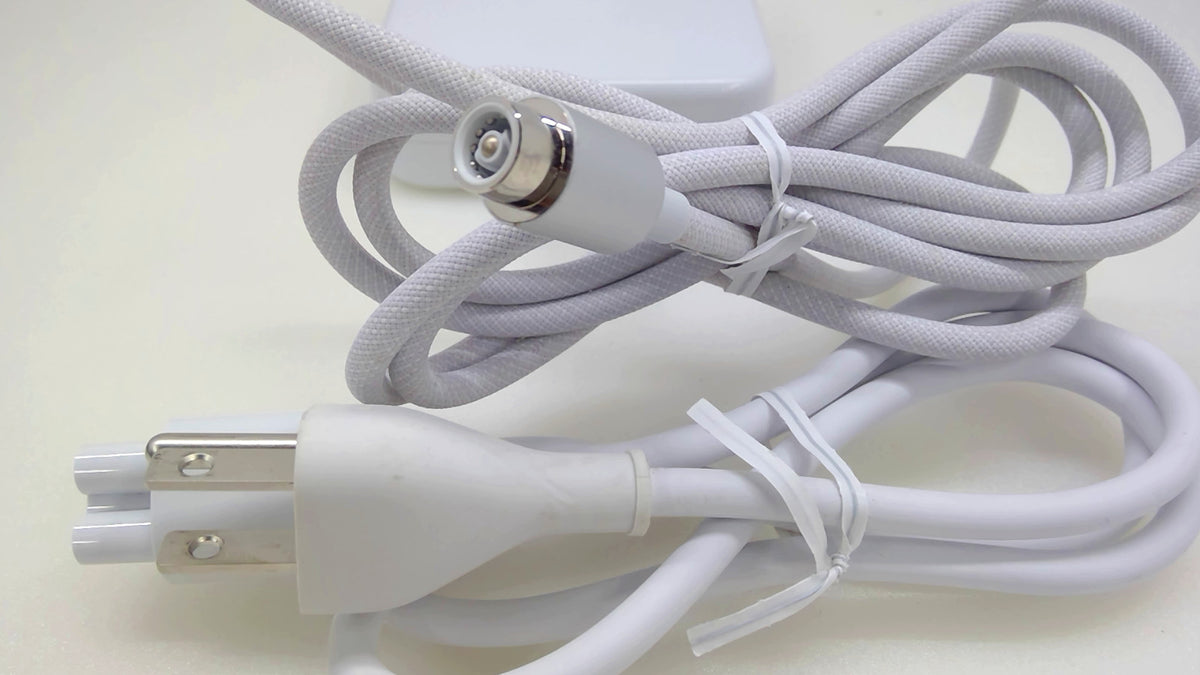 Genuine Apple A2290 143W Power Adapter 24" iMac White Braided Cable Ethernet