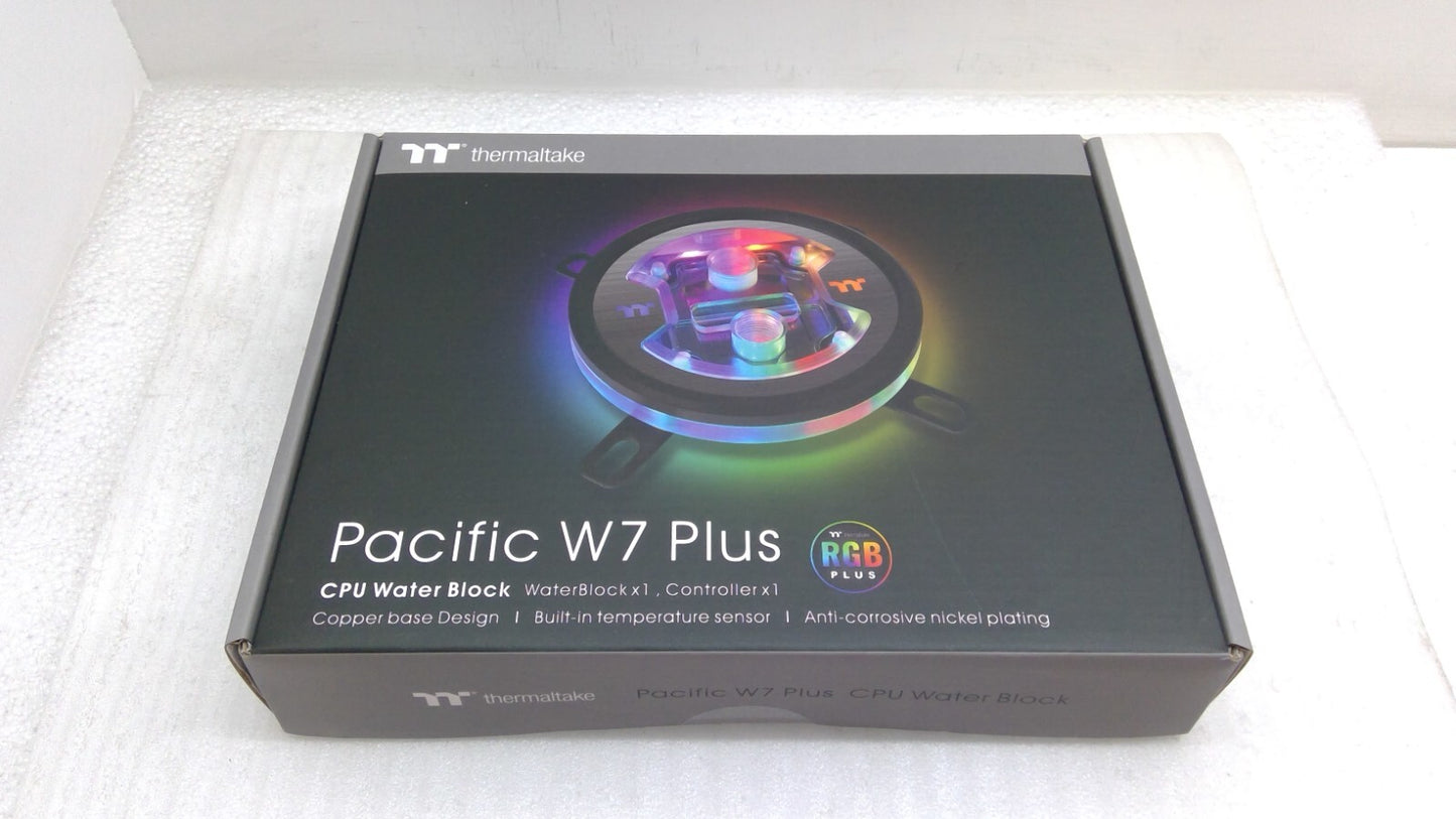 New Thermaltake Pacific W7 Plus CPU Water Block TT RGB Plus, CL-W279-CU00SW-A