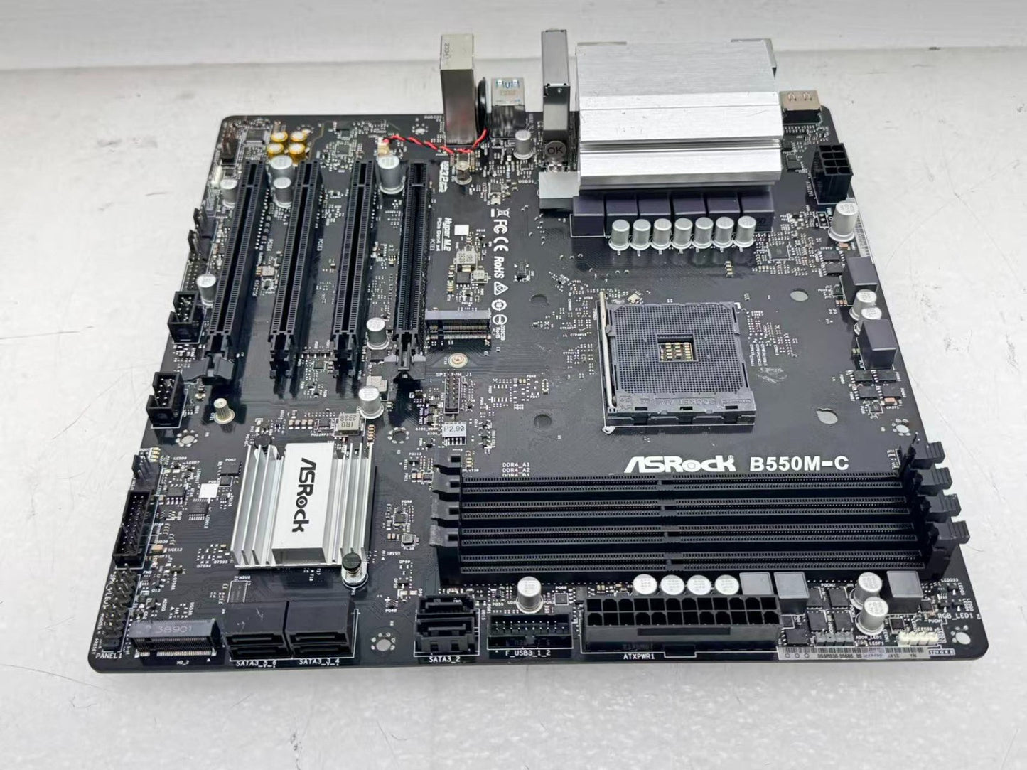ASRock B550M-C Micro ATX Motherboard AMD Socket AM4 DDR4