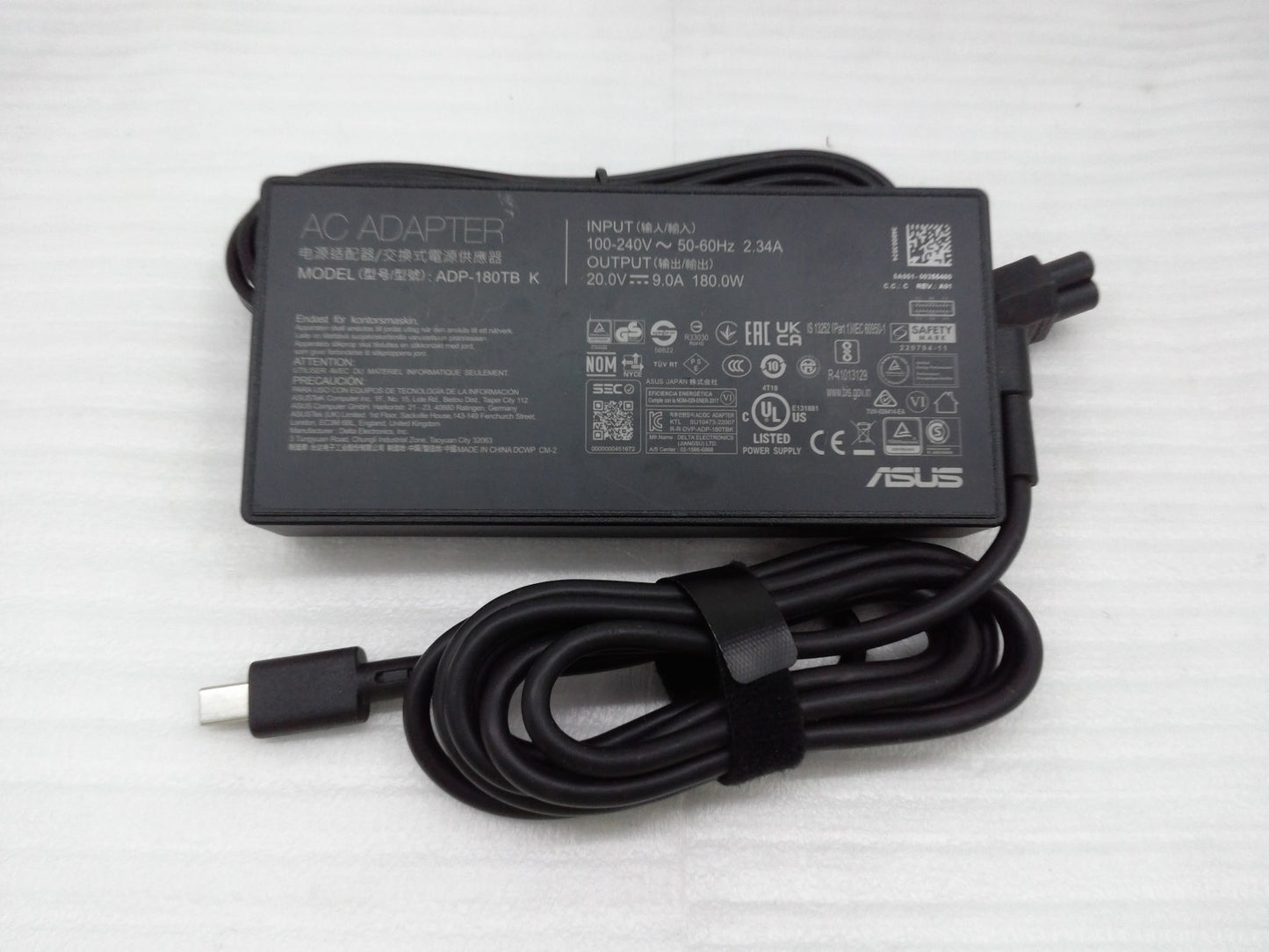 Genuine ASUS 20V 9A 180W Charger ADP-180TB K for ROG Zephyrus G14 Power Adapter