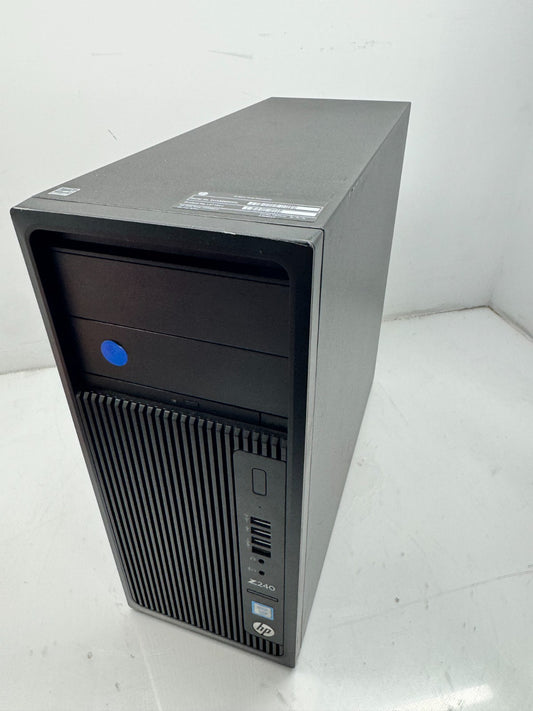 HP Z240 Workstation Tower Intel E3-1245 V6@3.7GHz 16G 240GB Windows 11