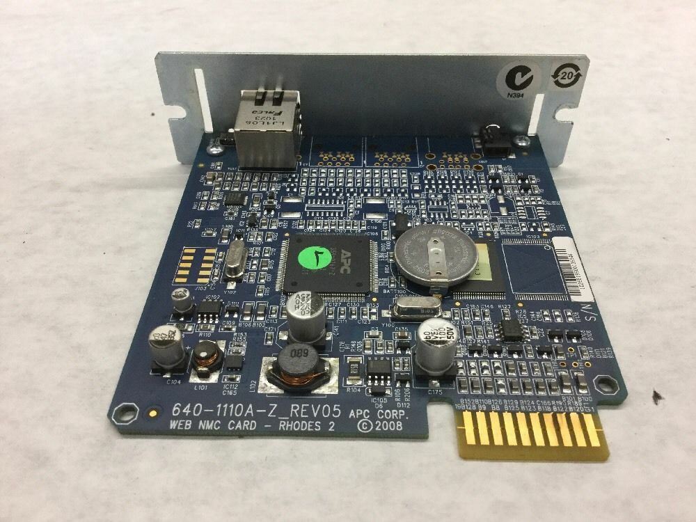 APC Smart Slot AP9630 UPS Network Management Card 2 LAN RJ45