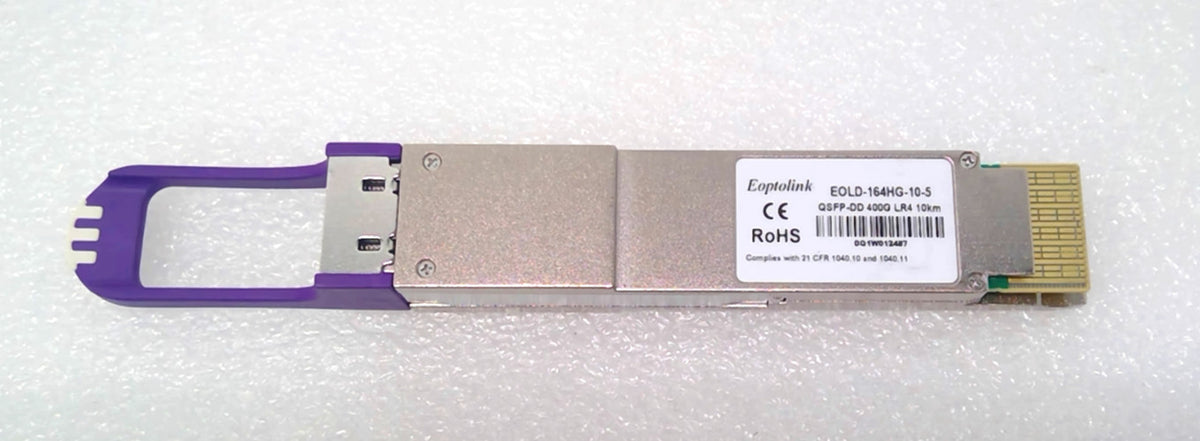 EOPTOLINK EOLD-164HG-10-5 QSFP-DD 400G LR4 10km SMF Transceiver Module